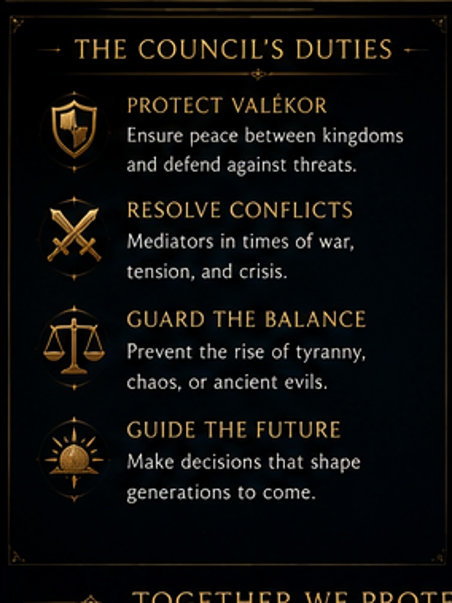 The Council's Duties