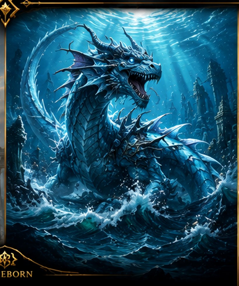 Abyssion, the Ocean Dragon of the Deep Seas