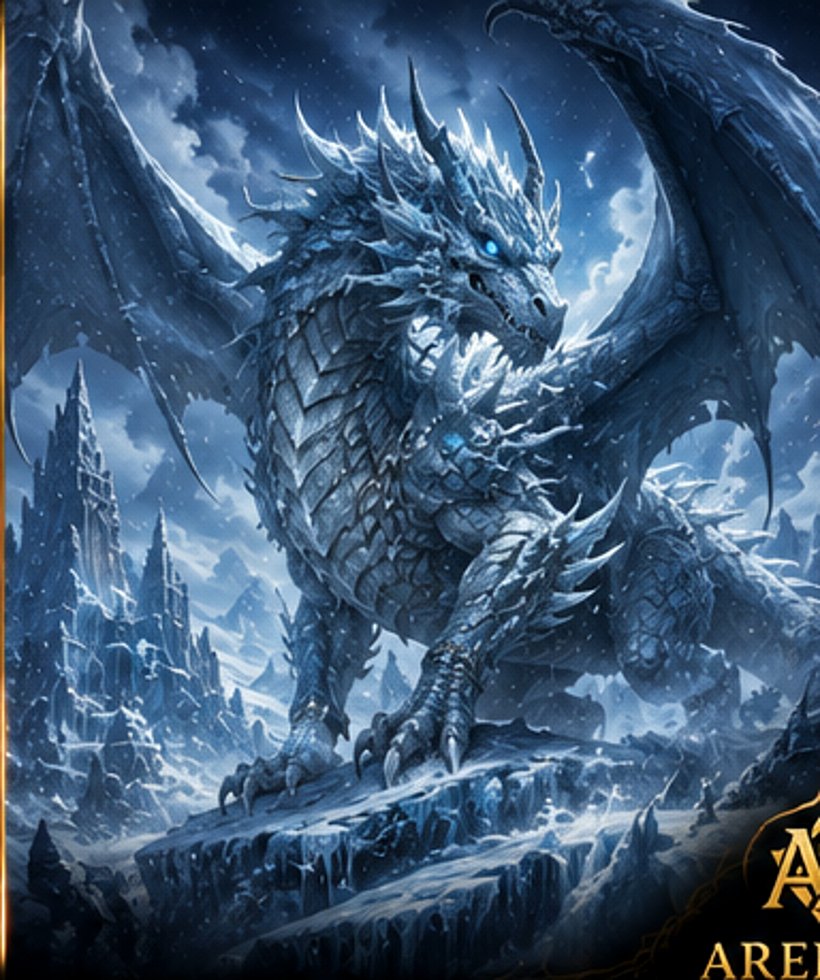 Frostmaw, the Dragon of the Frozen North