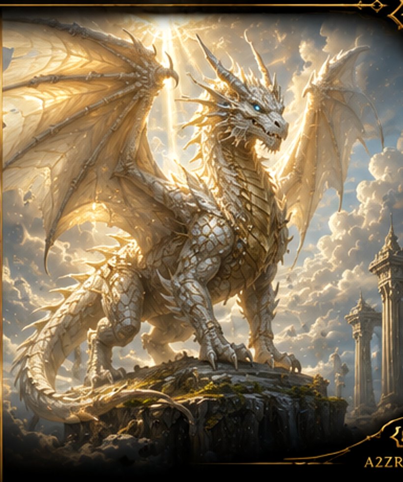 Solaryx, the Celestial Dragon of Light
