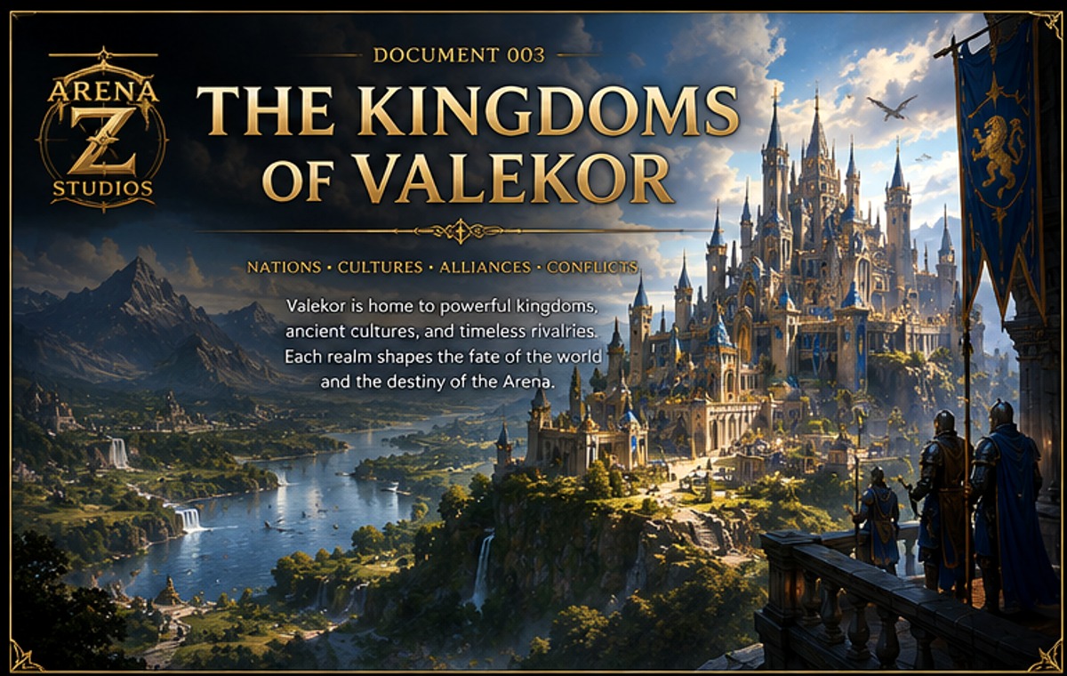 The kingdoms of Valekor