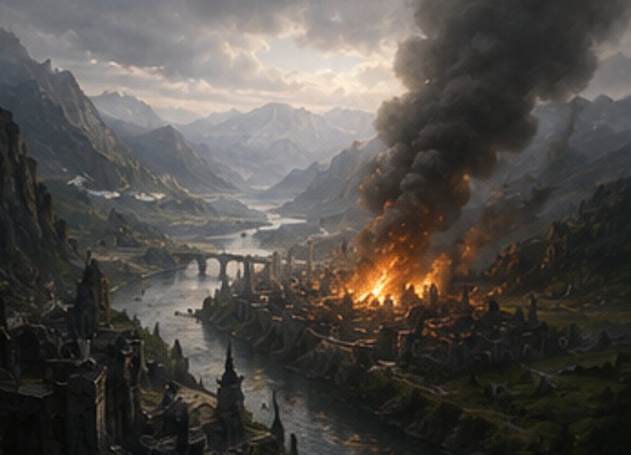 Fire Over the Valley