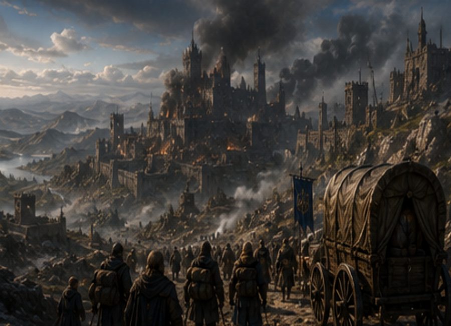 Leaving the Ruins