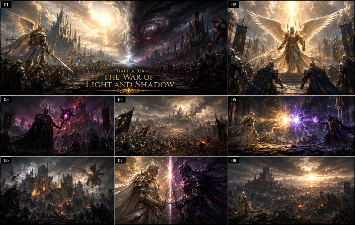 The War of Light and Shadow cover artwork