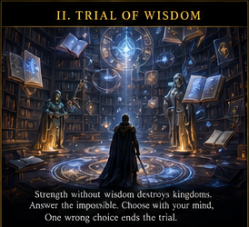 Trial II, the Trial of Wisdom