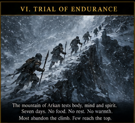 Trial VI, the Trial of Endurance