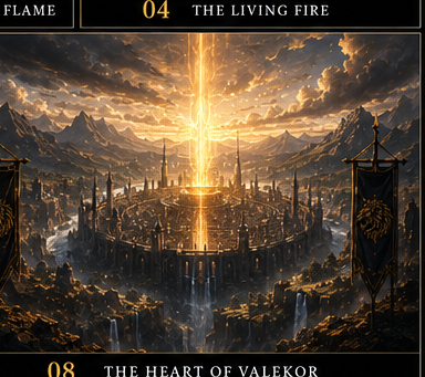 The memories of fallen Guardians returning as light to the Eternal Flame